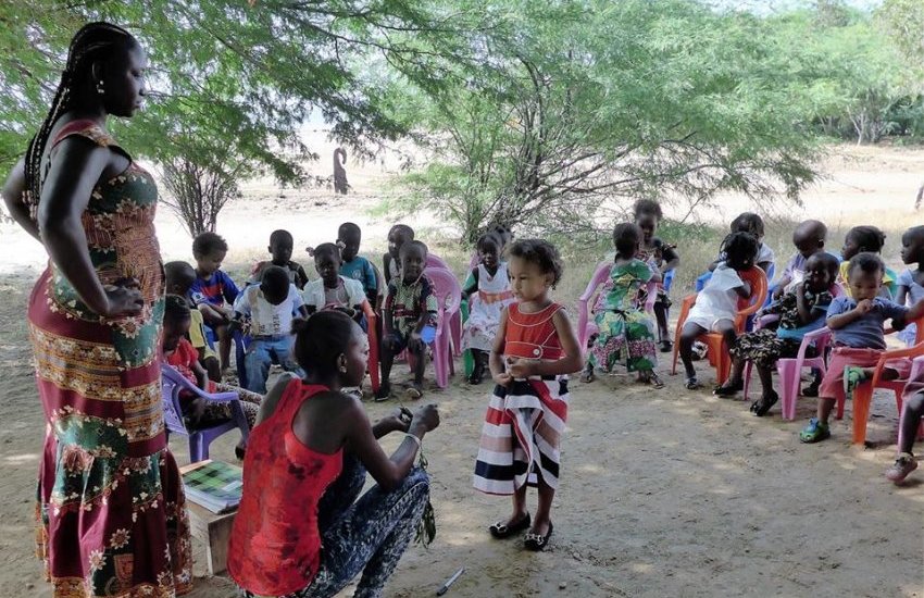 Activité en pleine nature pour les élèves-Ndangane-Sénégal