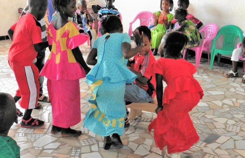 Moment de détente pour les élèves-Ndangane-Sénégal