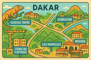 À Dakar, des quartiers étonnants !