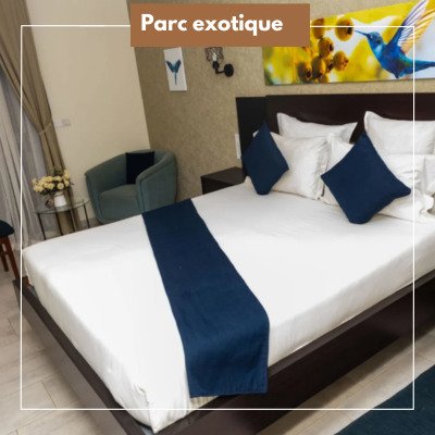 Parc exotique : Promo -15% sur les chambres du 15 au 18 mai.