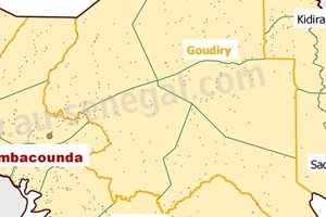 Carte administrative de la région de Tambacounda