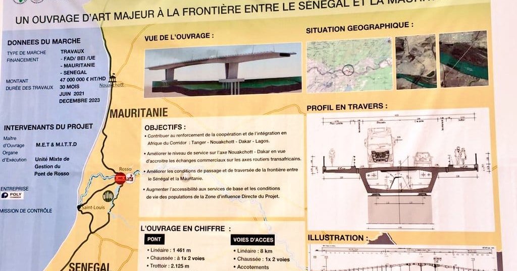 Les Travaux Du Pont De Rosso Bient t Termin s Au S n gal Le C ur Du Les Travaux Du Pont De Rosso Bient t Termin s Au S n gal Le C ur Du