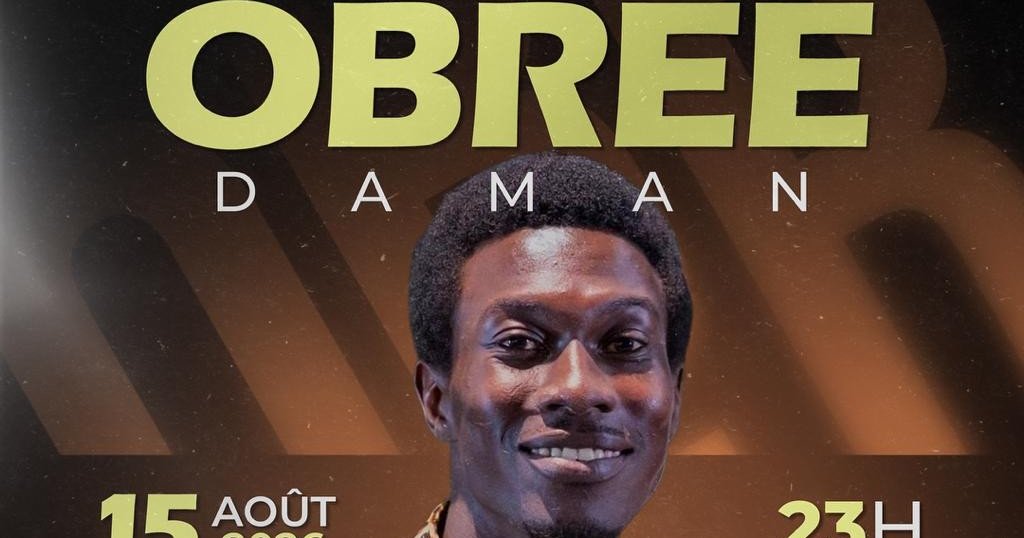 Le chanteur O’Bree sera en concert le samedi 15.
