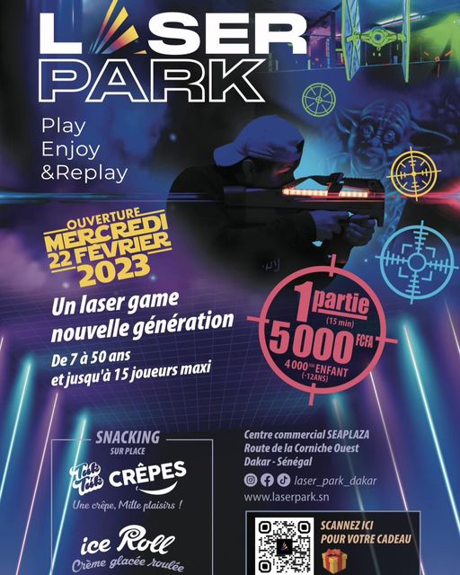 Ouverture du premier laser park de Dakar Au Sénégal, le cœur du Sénégal