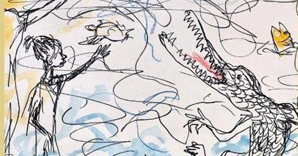 Esquisses préparatoires : passerelles de fils et de fables