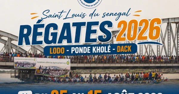 Régates de Saint-Louis 2026 : le fleuve Sénégal au rythme des pirogues