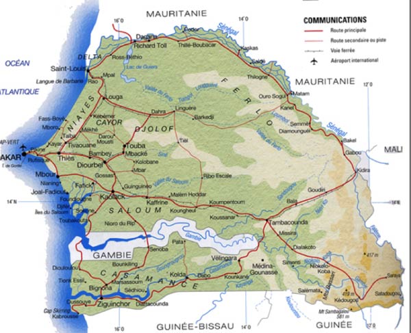 Le réseau routier sénégalais