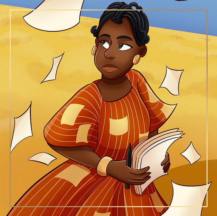Mariama Ba, femme de lettres sénégalaise, auteure du roman « Une si longue lettre »